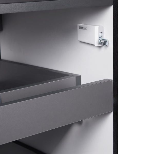 Тумба напольная Qtap Tern 700х616х469 Matt black со столешницей QT1780TNL702MB SD00045077 фото