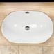 Умывальник (раковина) VBI GAETA WHITE GOLD EDGE врезной VBI-018032 фото 3