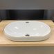 Умывальник (раковина) VBI GAETA WHITE GOLD EDGE врезной VBI-018032 фото 2