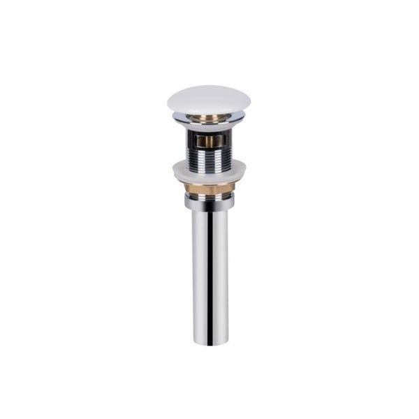 Комплект Qtap Leo: Раковина підвісна овальна ліва 430x290x140 мм White + Донний клапан PU02O SD00053456 фото