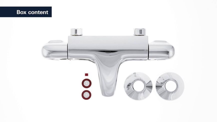 Термостат для ванни 1/2 "Grohe Grohtherm 1000 New, настінний монтаж 34155003 фото