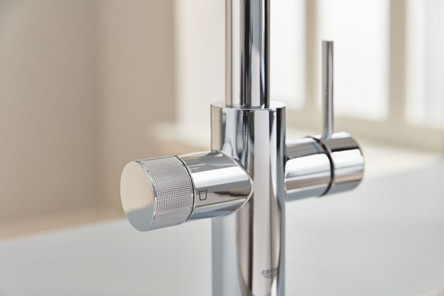 Blue Pure Minta Смеситель для кухни для подачи технической и фильтрованной воды (30588000) 30588000 фото