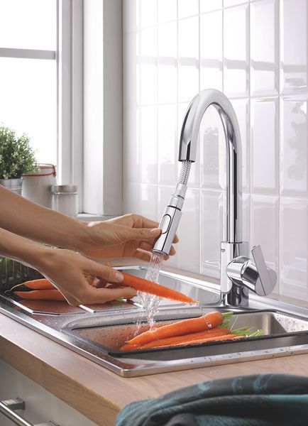 Смеситель для кухни с выдвижным изливом Grohe Feel 31486001 31486001 фото