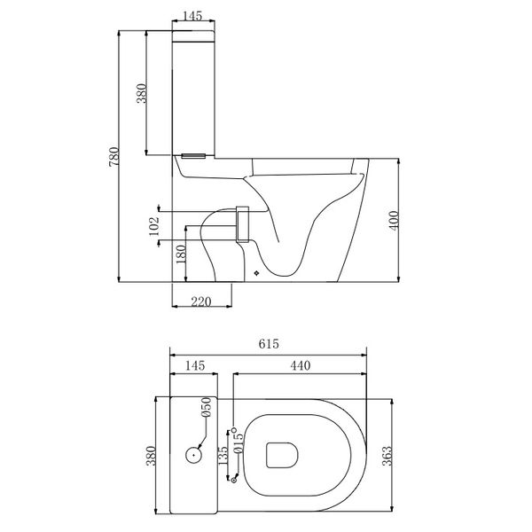 Компакт Devit Universal, сидіння soft close 3010162 3010162 фото