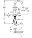 Смеситель для кухни с выдвижным изливом Grohe Feel 31486001 31486001 фото 5