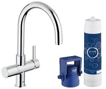 Змішувач кухонний для питної води Grohe Blue, одноважільний 33249001 фото