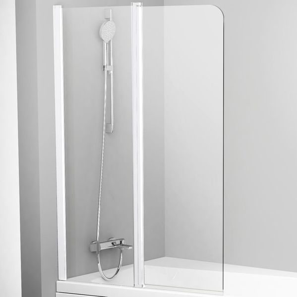 Штора для ванной 10 CVS2-100 L Белый TRANSPARENT 7QLA0103Z1 фото