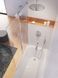 Штора для ванной 10 CVS2-100 L Белый TRANSPARENT 7QLA0103Z1 фото 3