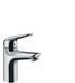 Змішувач для раковини Hansgrohe Novus 100, одноважільний, зі зливним гарнітуром 71030000 фото 1