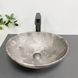 Умивальник (раковина) VBI PARMA DARK GREY STONE MATT накладний VBI-011019 фото 2