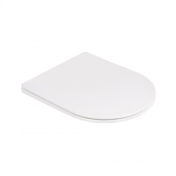 Унитаз напольный Qtap Swan безободковый с сиденьем Soft-close QT16223178W SD00045432 фото