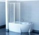 Штора для ванны Ravak VSK2 ROSA 170 L/R Белый TRANSPARENT 76LB0100Z1 фото 1