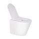 Унитаз напольный Qtap Swan безободковый с сиденьем Soft-close QT16223178W SD00045432 фото 3
