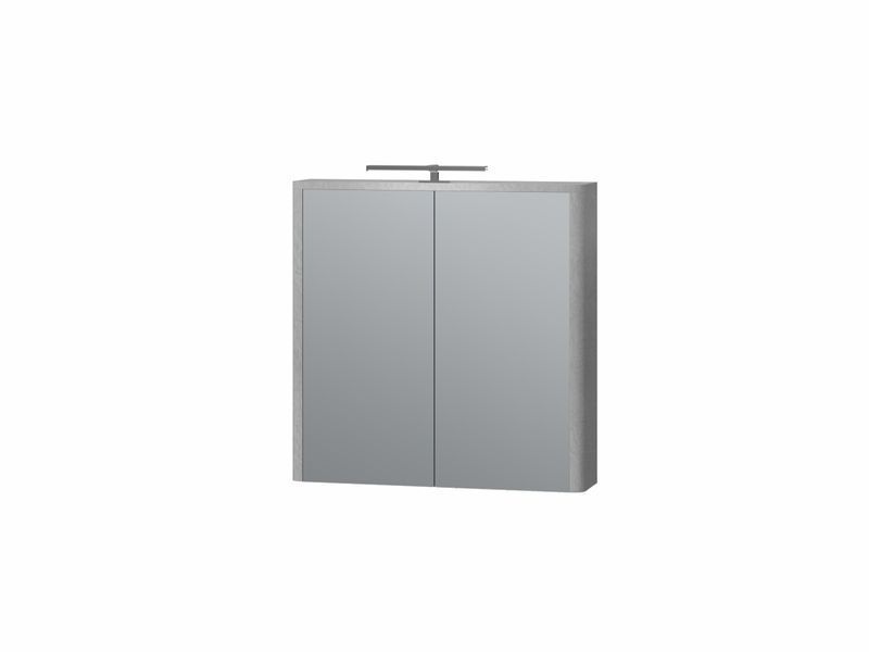 Зеркальный шкаф "Livorno-70" структурный серый Livorno LvrMC-70 Structural Grey фото