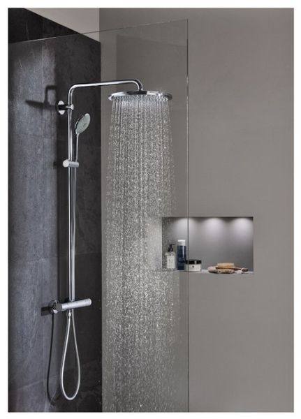 Душова система з термостатом Hansgrohe Raindance Select S 240 Showerpipe 27115000 фото