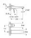 Змішувач для раковини від стіни Grohe Eurostyle 19571003 19571003 фото 2