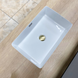 Умивальник (раковина) VBI MERANO M WHITE врізний VBI-018005 фото 4