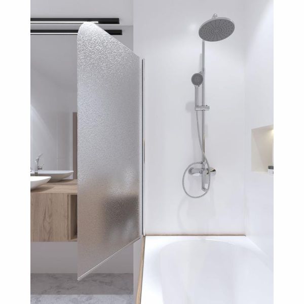 Шторка для ванны Qtap Standard SD00039718 75х130 стекло матовое (левая) SD00039718 фото