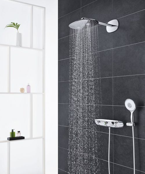 Душевая система с термостатом полускрытого монтажа Grohe Rainshower SmartControl 26446000 26446000 фото
