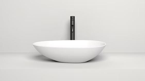 Умивальник глянцевий WGT OVALE 345х140х580 100123373 фото