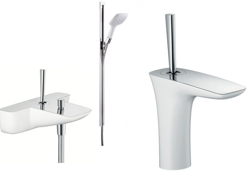 Набір змішувачів для ванни Hansgrohe PuraVida 15472400+27853400+15074400 фото