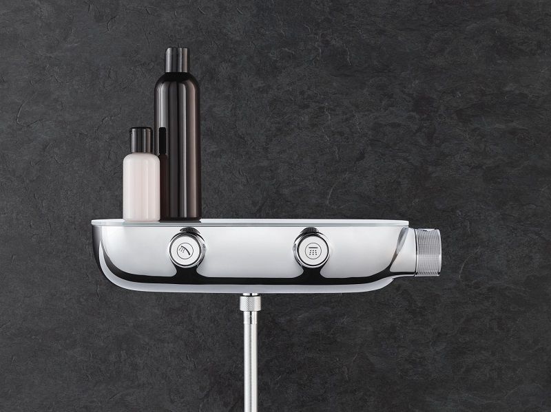 Душевая система с термостатом полускрытого монтажа Grohe Rainshower SmartControl 26446000 26446000 фото