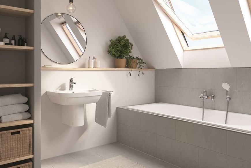 Змішувач для раковини GROHE BauEdge, хром (23330000) 33300003 фото