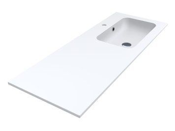 Умивальник над пральною машиною MIRAGGIO DELLA R 13,4*120*45,1 Mirasoft Білий 0001077 0001077 фото
