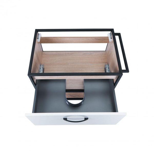 Тумба підвісна Qtap Taurus 600х580х437 White/Whitish oak QT2474TPT603WWO SD00046913 фото