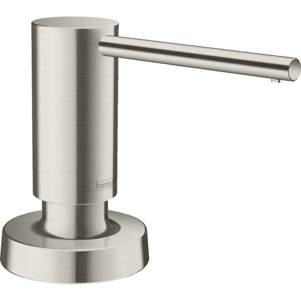 Дозатор кухонний для миючого засобу Hansgrohe A51, 500 ml, Stainless Steel Finish (40448800) 40448800 фото