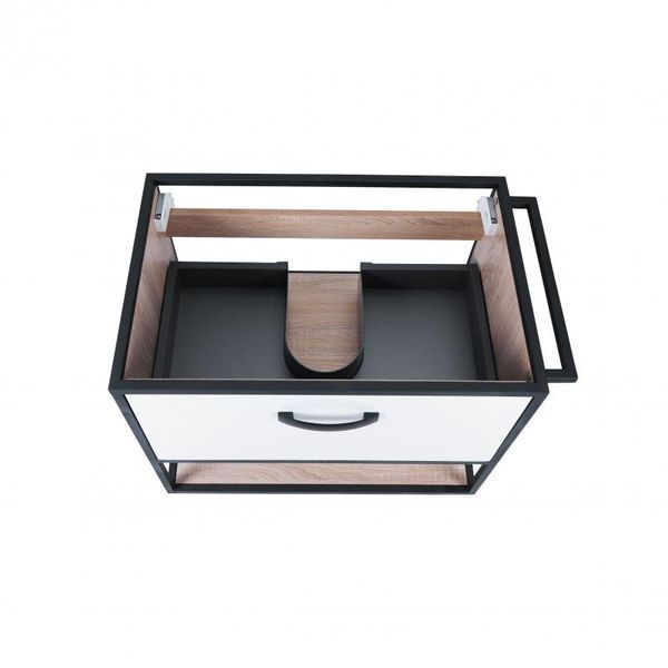 Тумба підвісна Qtap Taurus 600х580х437 White/Whitish oak QT2474TPT603WWO SD00046913 фото