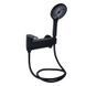 Змішувач для ванни Qtap Jay з поворотним виливом (з душовим гарнітуром) QTJAY260BLM45548 Black Matt SD00051672 фото 7