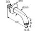 Кронштейн для верхнього душу Kludi BRAUSEN PROGRAMM 623530500 6235305-00 фото 2