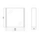 Зеркальный шкаф подвесной Qtap Scorpio 600х600х145 White QT1477ZP601W SD00045060 фото 7