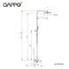 Душевая система GAPPO G2417-9, излив - переключатель на лейку, оружейная сталь G2417-9 фото 8