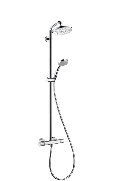 Душова система з термостатом Hansgrohe Croma 220 Showerpipe 27185000 фото