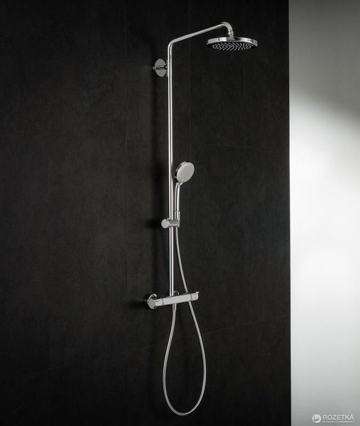 Душова система з термостатом Hansgrohe Croma 220 Showerpipe 27185000 фото