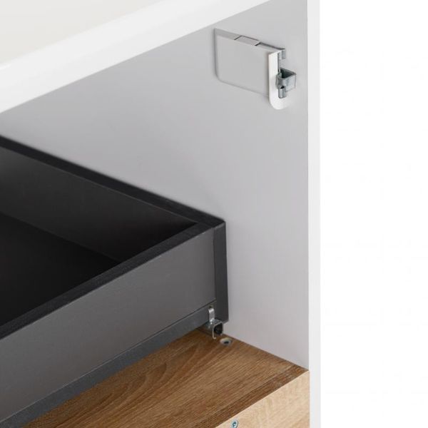 Тумба підвісна Qtap Robin 700х476х437 White/Whitish oak зі стільницею QT1379TPН7001WWO SD00045864 фото