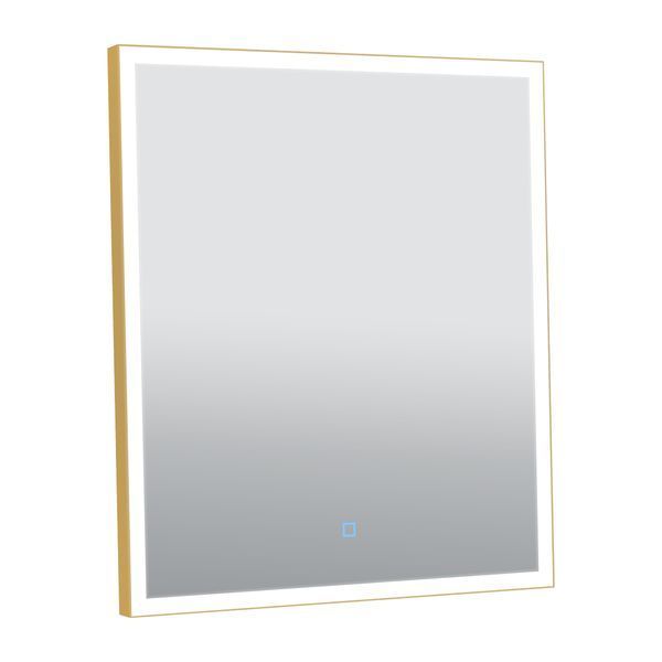 Дзеркало Люче gold 60x70, сенсор, підсвітка АР000113283 фото