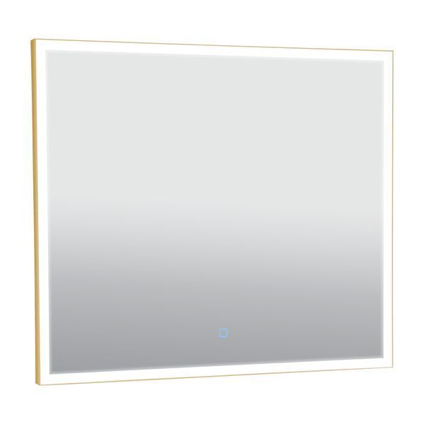 Дзеркало Люче gold 80x70, сенсор, підсвітка АР000113284 фото