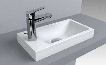 Умывальник мебельный IDA 400x220 Fancy Marble 1704101 фото