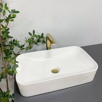 Умывальник (раковина) VBI AVERSA WHITE накладной VBI-012604 фото