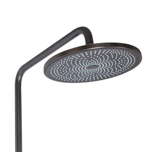 Душова система для душу Qtap Slavonice на два споживачі QTSLA110GMB45913 Gunmetal Black PVD SD00052037 фото