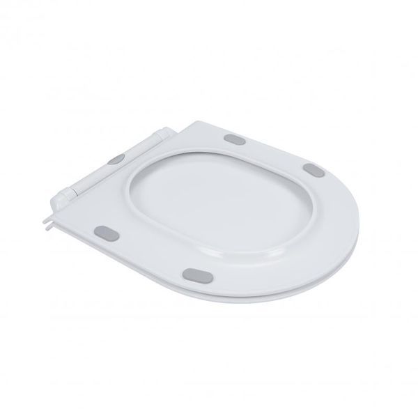 Унітаз-компакт Qtap Presto безободковий з сидінням Soft-close QT24221217AW SD00045982 фото