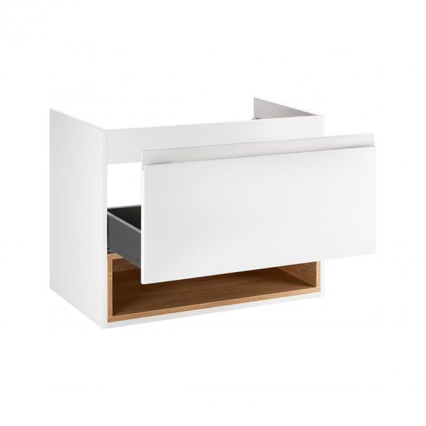Тумба подвесная Qtap Robin 700х580х437 White/Whitish oak QT1374TPВ7001WWO SD00045858 фото