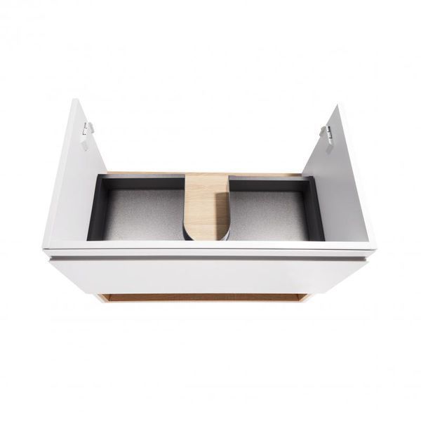 Тумба подвесная Qtap Robin 700х580х437 White/Whitish oak QT1374TPВ7001WWO SD00045858 фото