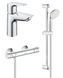 Комплект смесителей для ванной комнаты с термостатом Grohe BauEdge New UA34105TS0 UA34105TS0 фото 1