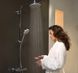 Душова система з термостатом Hansgrohe Crometta 160 Showerpipe 27264400 фото 2