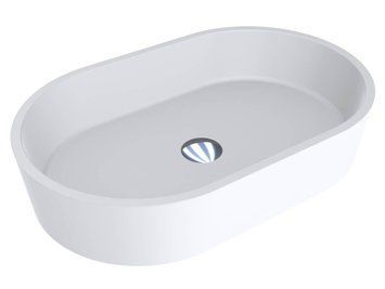 Умывальник накладной MIRAGGIO SORRENTO 11,2*55*35,1 Мат Белый 0000245 0000245 фото