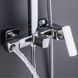 Душевая система для кабины Qtap Capricorn на три потребителя (с изливом) 53103KNB Black Matt SD00047516 фото 2